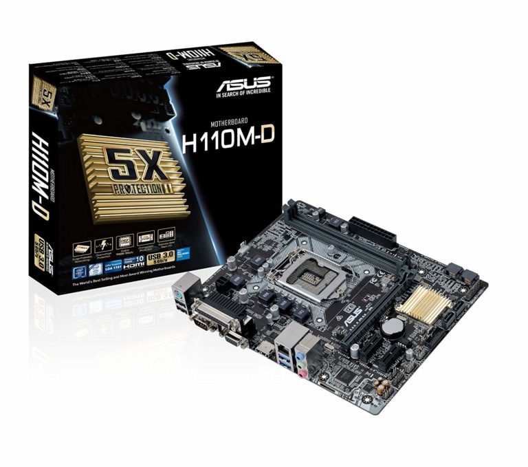 Placa base ASUS H110M-D LGA 1151 Intel H110 SATA 6Gb/s USB3.0 Ultima bios 4211