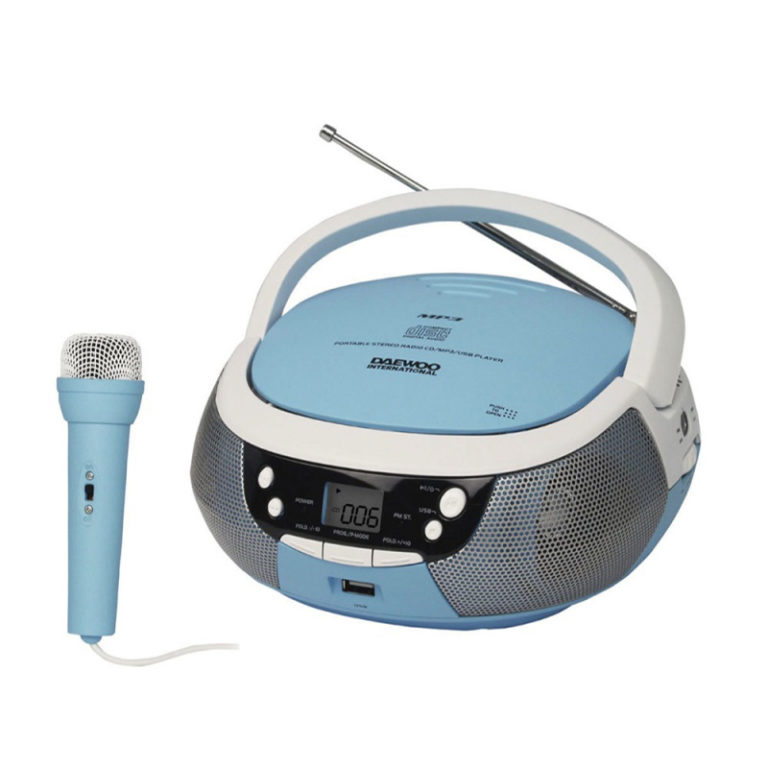 Radio CD Karaoke MP3 Daewoo DBU-59 Azul