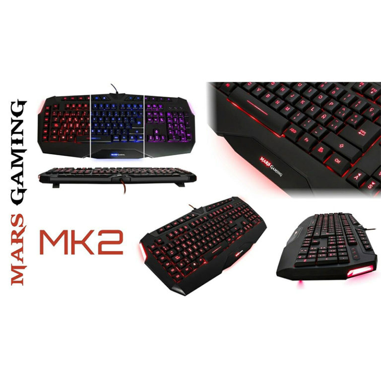 Teclado Tacens Mars Gaming MK2 con iluminación RGB en castellano