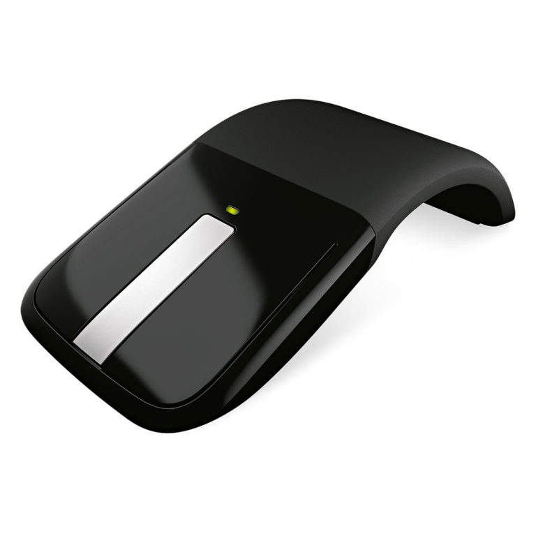 Ratón portatil Microsoft Arc Touch Mouse 2.4 GHz negro