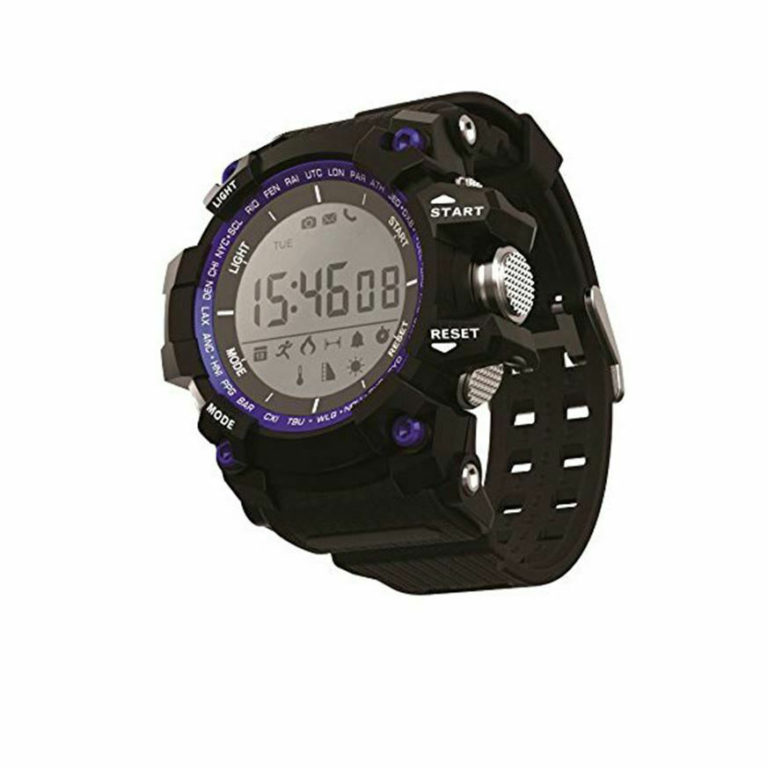 Reloj inteligente deportivo Sport Time Muvit iO Negro/Azul