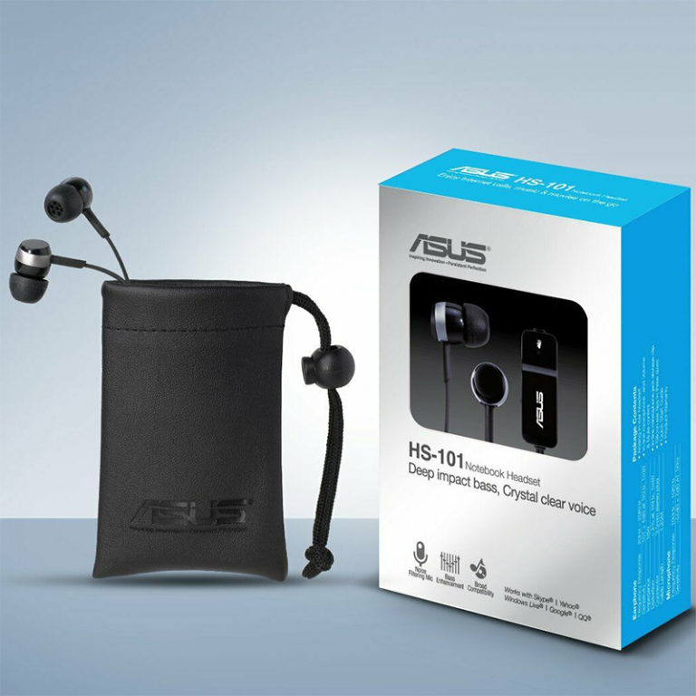 Asus HS-101 - Auriculares con micrófono in-Ear, Negro