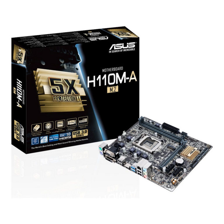 Placa Base ASUS H110M-A/M.2 Intel DDR4-SDRAM Serial ATA III