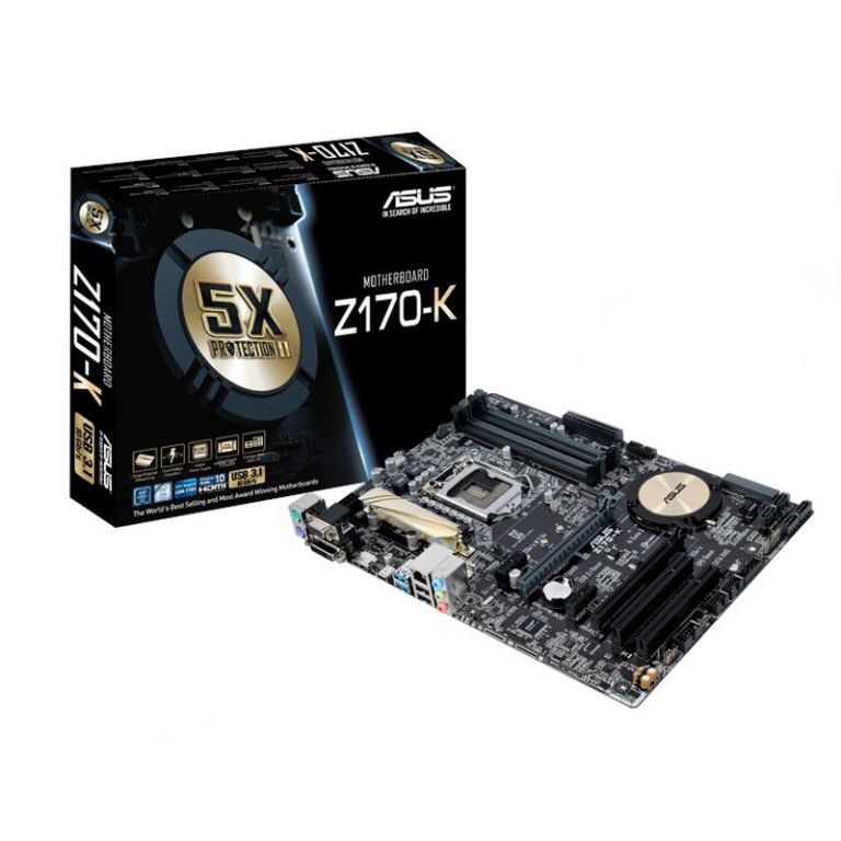 Placa Base ASUS Z170-K Intel DDR4X4 2133MHZ 64GB HDMI ATX