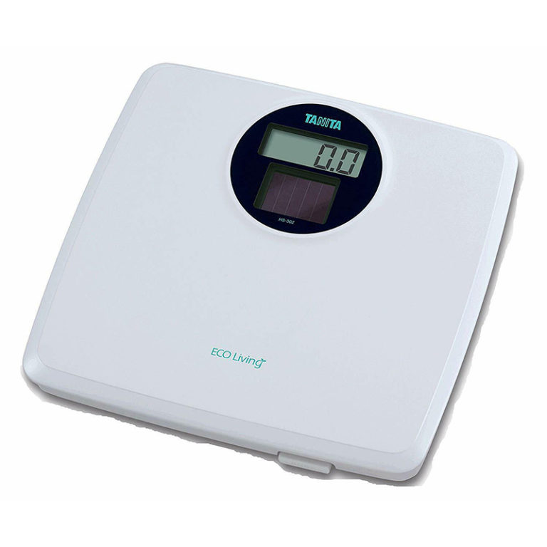Bascula de baño Tanita HS-302 Eco Living - Báscula solar, color blanco