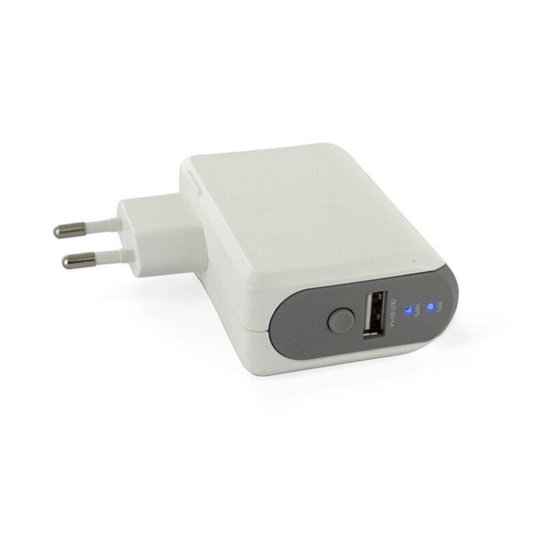 Transformador USB 1A + Batería Externa 2000mAh Muvit iO