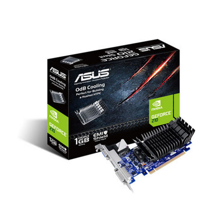 Tarjeta gráfica VGA ASUS GE210 SILENT / DI / 1GD3 / V2 1GB DDR3 S