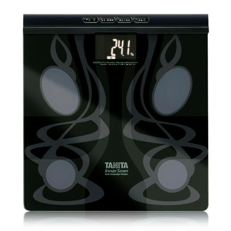 Bascula de baño Tanita BC-575 Negra. Monitor de composición corporal