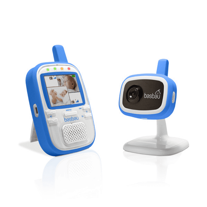 Vigilabebés Digital Basbau BB205 Azul Intercomunicador para niños