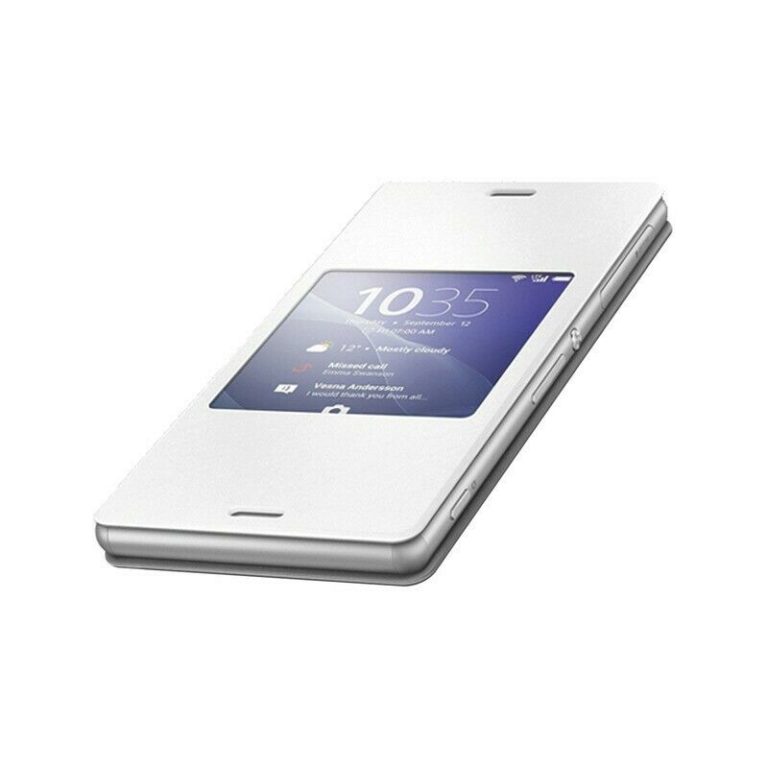 Sony Style SCR24 Funda con soporte Sony Xperia Z3 Blanco.
