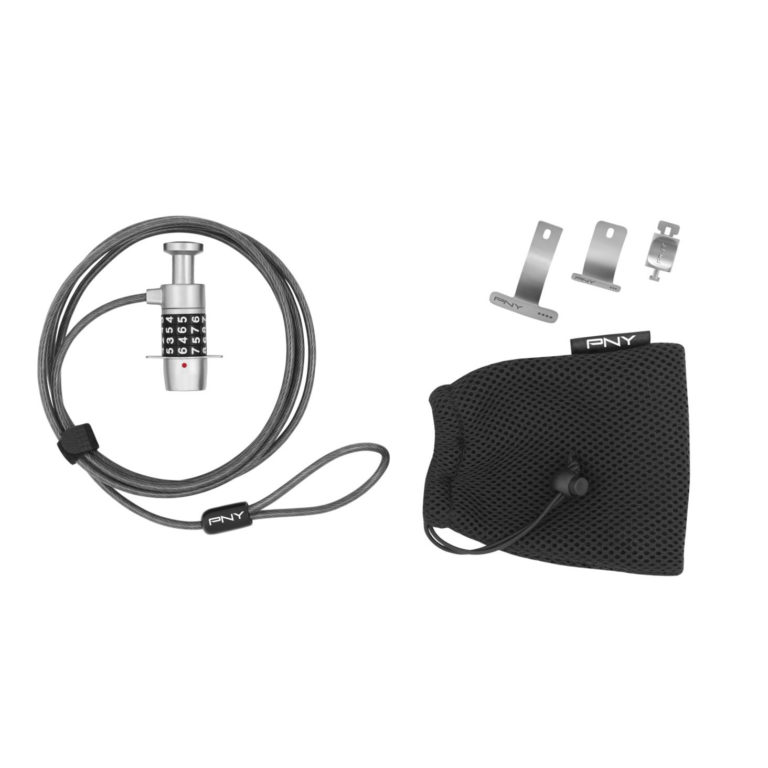 PNY ThinkSafe - Candado de Seguridad para Apple MacBook (1.8 Metros) Plata Usado