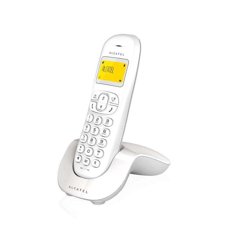 Teléfono fijo inalámbrico Alcatel ALC31C250B - Color Blanco