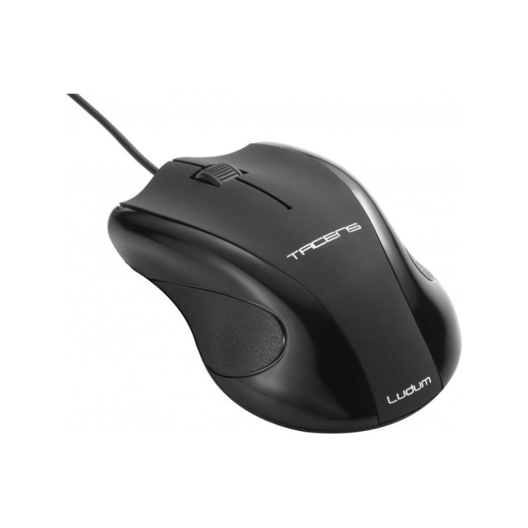 Tacens Raton con Sensor Optico Ludum Gaming USB color negro