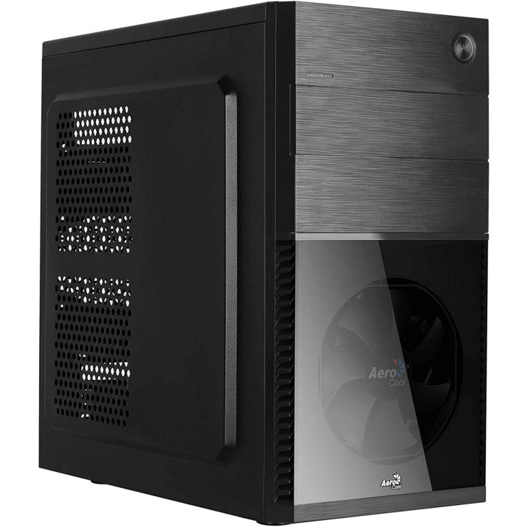 Caja de Ordenador Aerocool CS105BK Micro ATX y Mini-itx,Ventilador Frontal Negro