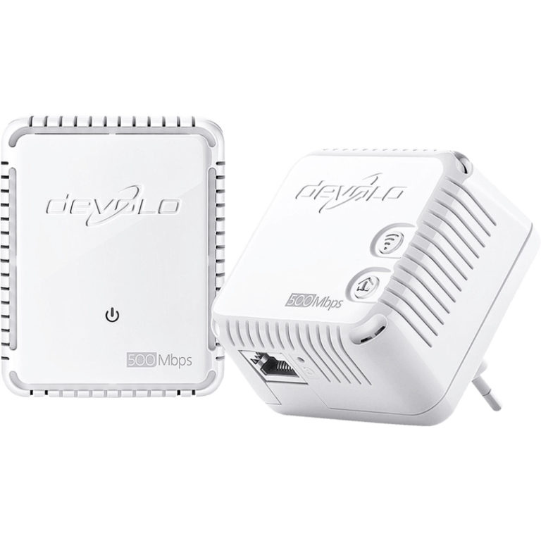 Adaptador PLC - Devolo DLAN 500 Starter Kit, WiFi N, 500Mbps