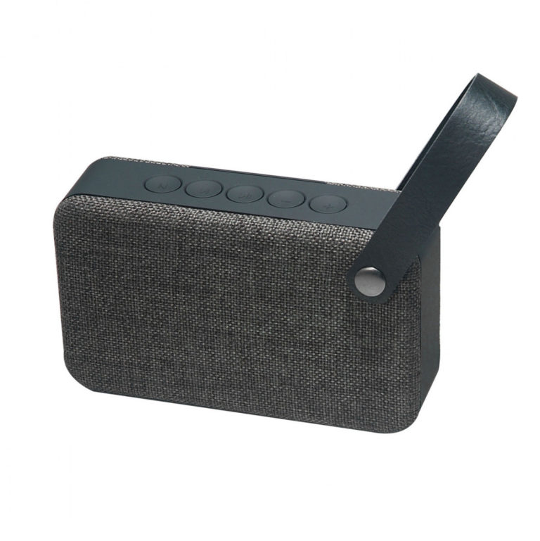 Altavoz Bluetooth con tela Muvit SD2 color gris marengo