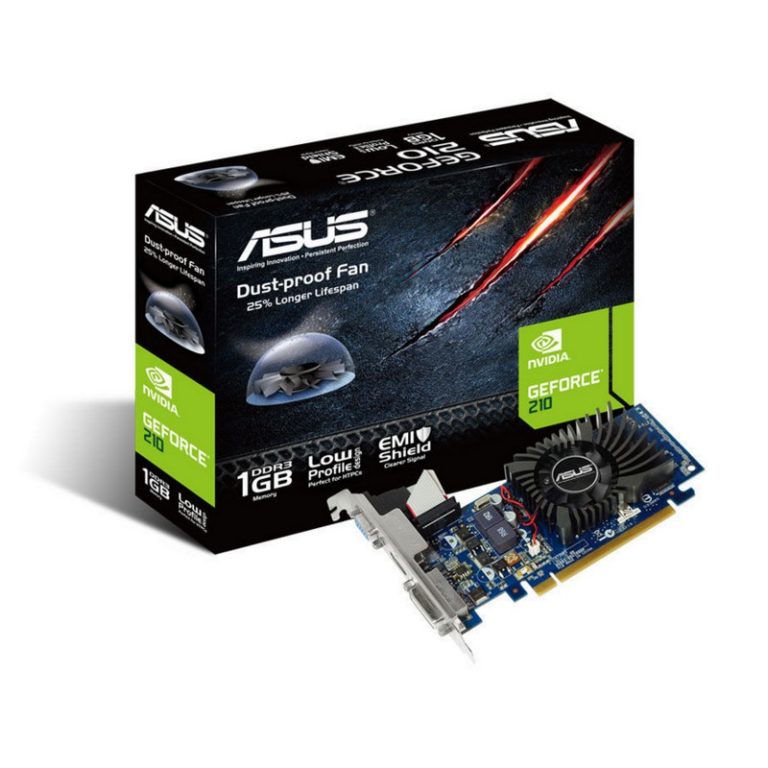 Tarjeta Gráfica Asus GeForce 210 1GB GDDR3