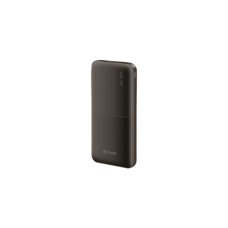 Power Bank Muvit 10000mAh USB 2 puertos 2A Negro
