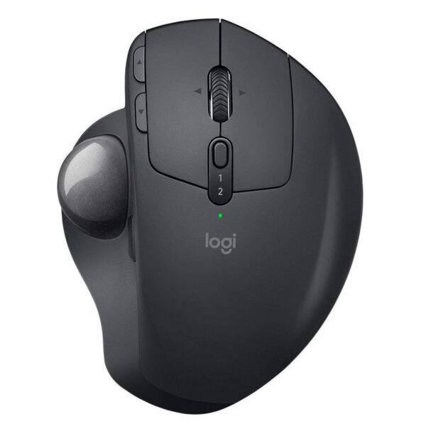 Ratón Logitech MX Ergo Trackball Inalámbrico color negro Usado