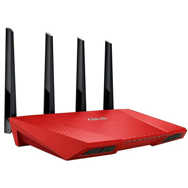 Asus RT-AC87U Router AC2400 Dual Band Rojo