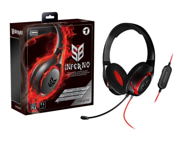 Auriculares Gaming Creative SoundBlaster Inferno - Imagen 4