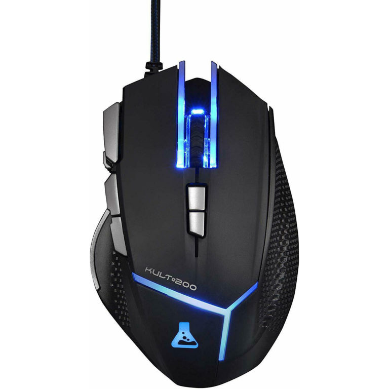 Ratón Gaming The G-Lab Kult 200 4000DPI 9 Botones con Retroiluminación Negro