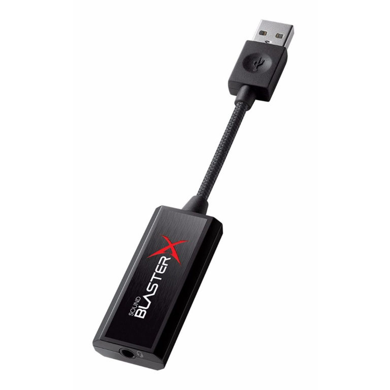 Tarjeta de Sonido externa Creative Sound BlasterX G1 7.1 color negro