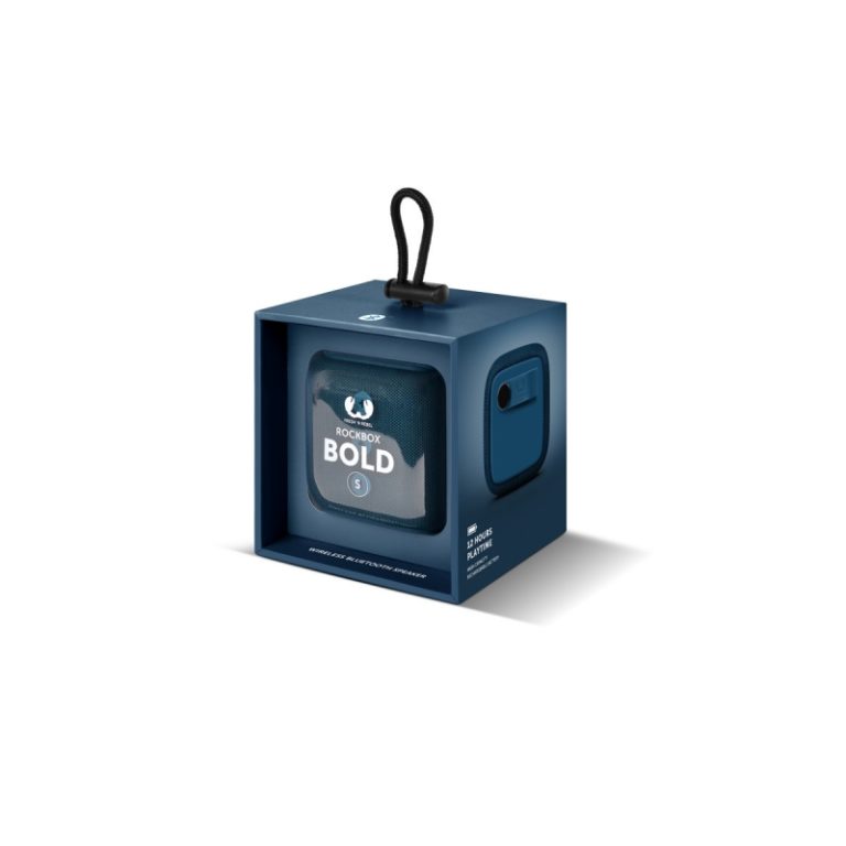Altavoz Bluetooth Fresh 'N Rebel Rockbox Bold S Impermeable color Indigo