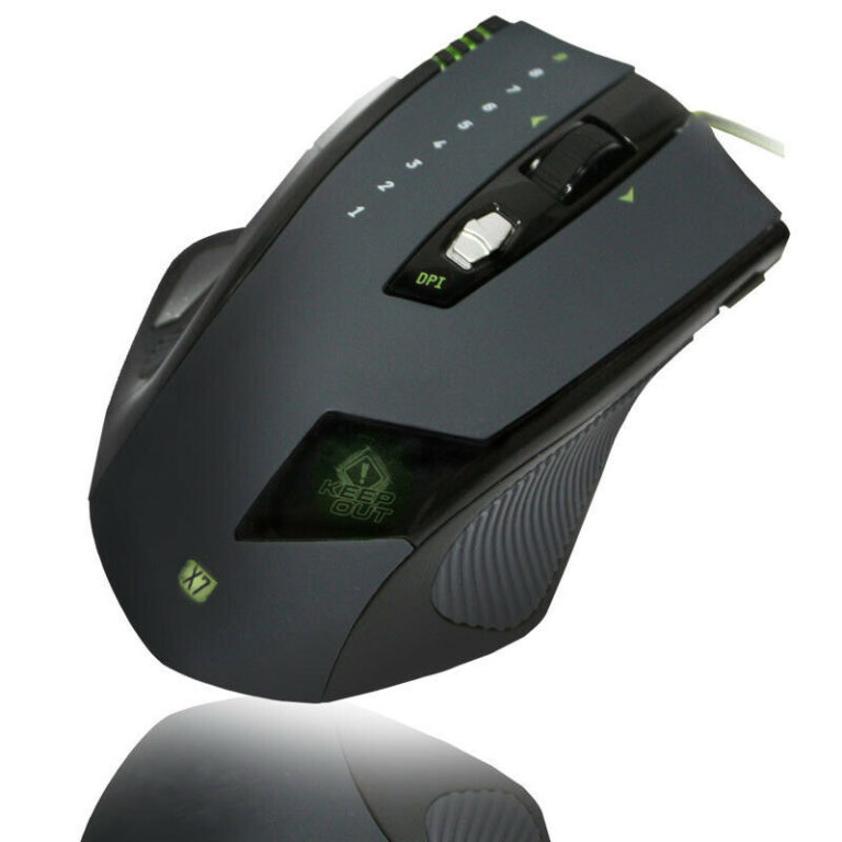 Ratón Keep Out X7 Gaming USB laser 5000 DPI 11 botones