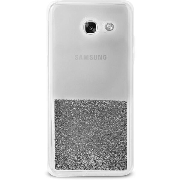 Carcasa Puro Sand para Samsung Galaxy J5 2017 color plata.