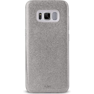 Carcasa Puro para Samsung Galaxy S8 Shine plata.
