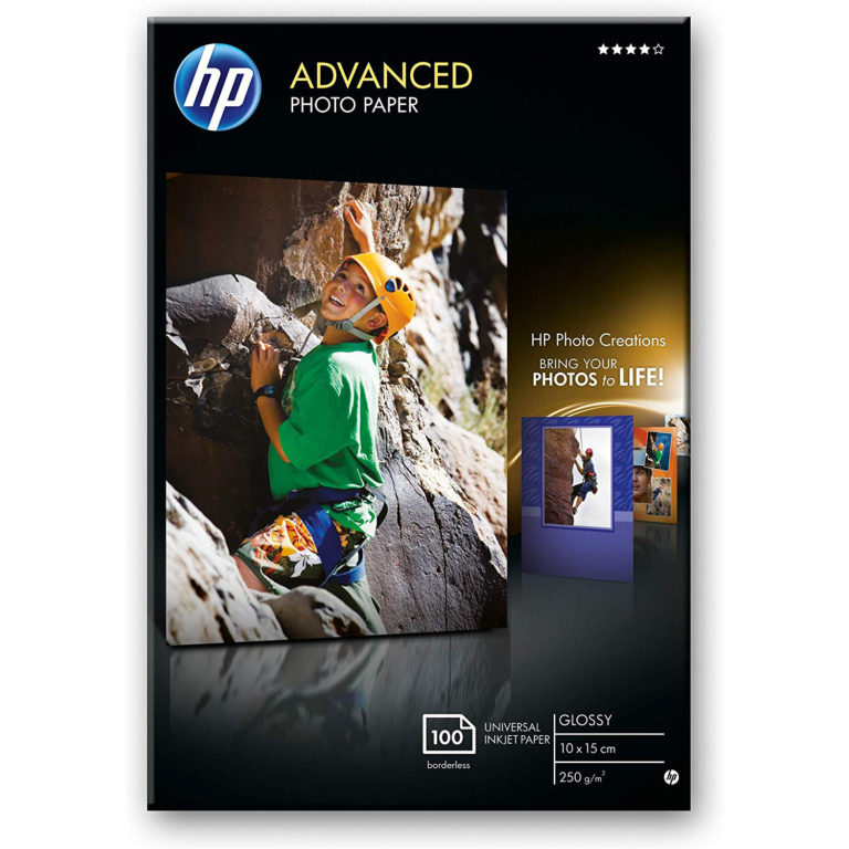 Papel fotográfico HP Advanced Q8692A Pack 2x1 (2x100 hojas, 10X15 cm)