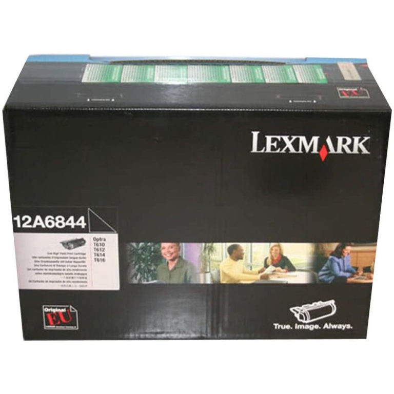 Tóner Original Lexmark 12A6844 color negro **ORGINAL, LIQUDACIÓN.