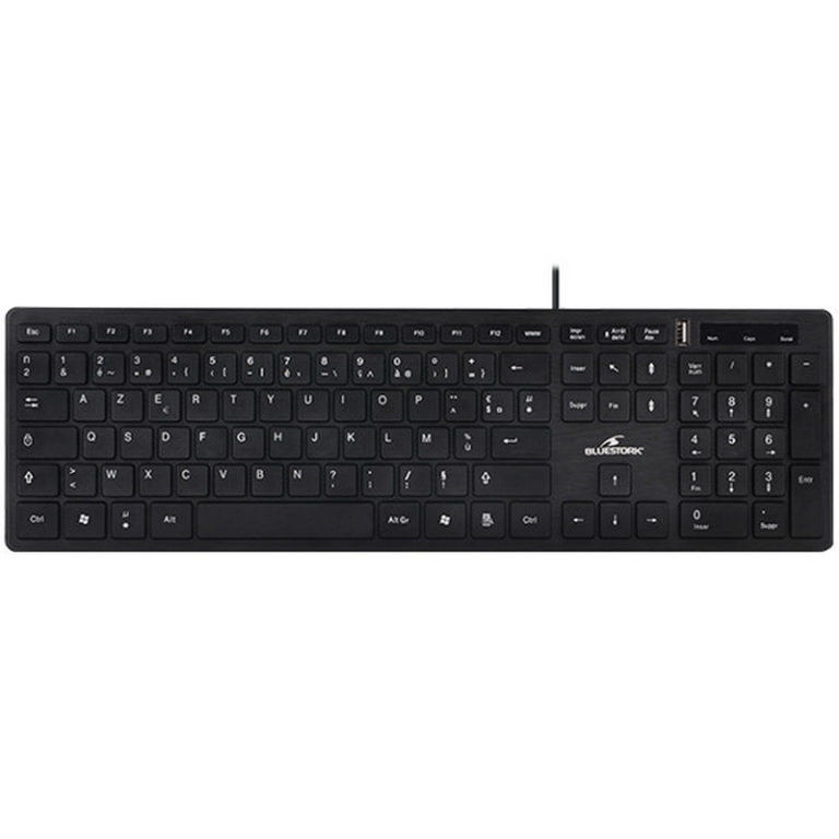 Bluestork Hub Teclado Slim con USB Integrado Teclado español