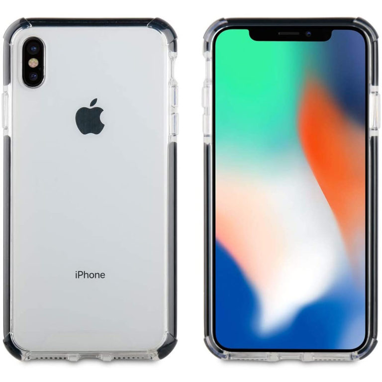 Carcasa Muvit Tiger Shockproof 3m transparente para iPhone XS Max (Sin abrir)