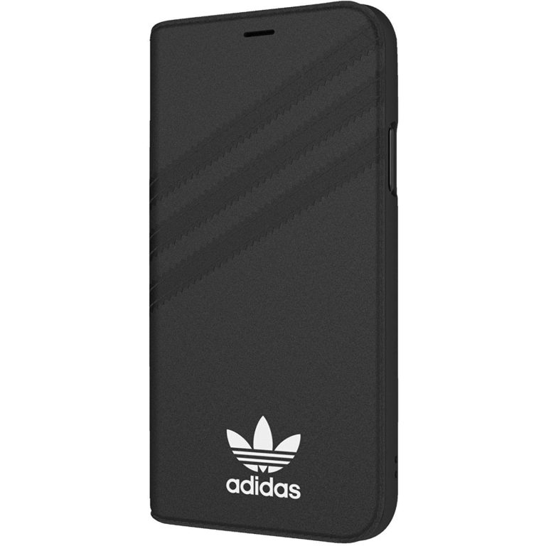 Funda Adidas para Apple Iphone Xs/X Booklet Negra/blanca