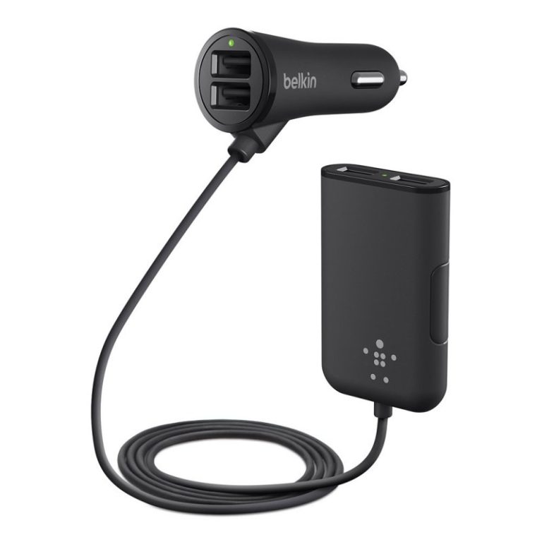Cargador de coche Belkin Road Rockstar 4 xUSB 7.2A Negro