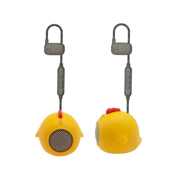 Altavoz Wireless Muvit Life Gallina color amarillo.