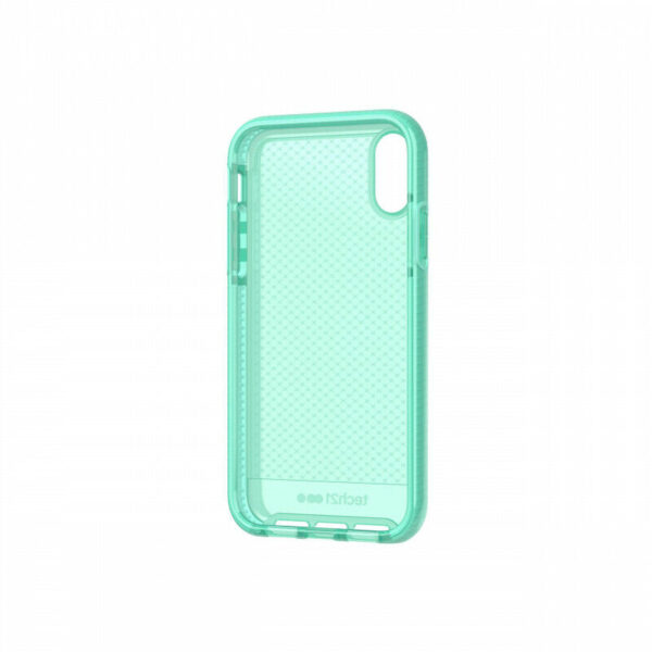 Funda de Silicona Tech21 Evo Check neon aqua para Apple iPhone XR Usada - Imagen 2