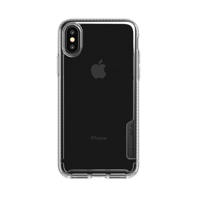 Funda de Silicona Tech21 Pure Clear Transparente para Apple iPhone X / Xs