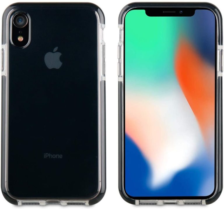 Funda Muvit Tiger Soft para iPhone XR Transparente (NUEVO).