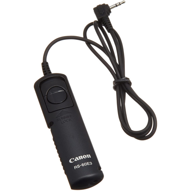 Disparador Canon RS-60E3 para Canon EOS color Negro