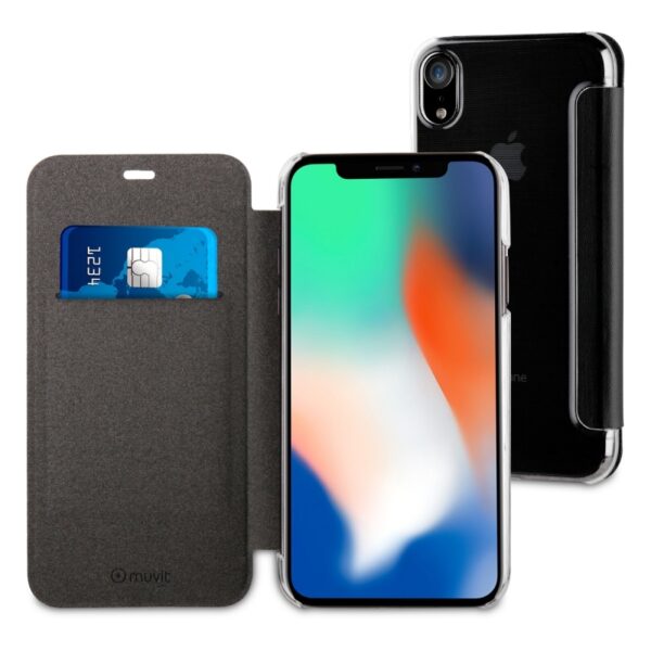 Funda Muvit Folio Apple iPhone XR negra - Imagen 2
