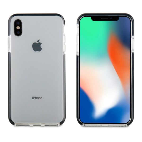 Funda Muvit Tiger Soft Apple iPhone XS Max shockproof 2m +borde negro (NUEVO)