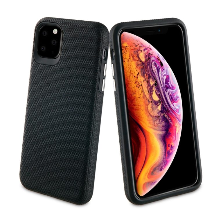 Funda Muvit Tiger Triangle Apple iPhone 11 Pro Max shockproof 1,2m negra (NUEVO)
