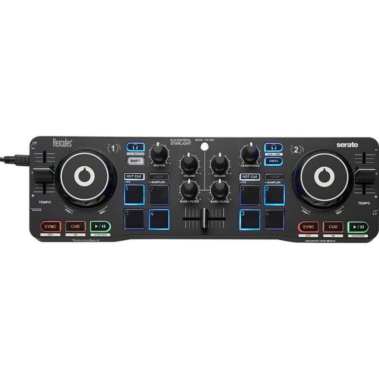 Mesa de mezclas Hercules DJControl Starlight Controladora DJ