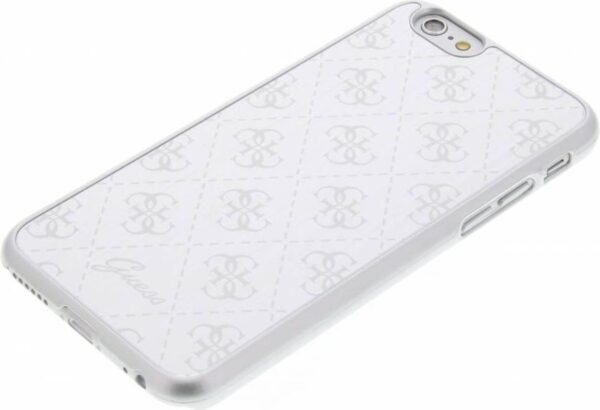 Funda Guess 4G Metallic Hard para iPhone 6/6S color plata. - Imagen 2