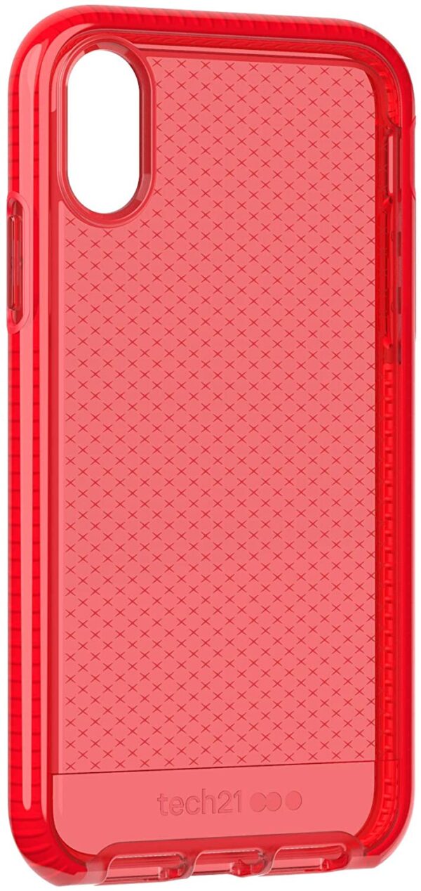 Funda Tech21 Evo Check Phone para Apple iPhone XR Roja (NUEVA) - Imagen 2