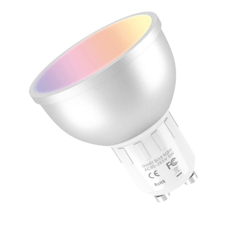 Bombilla inteligente Muvit GU10/5W/400lm RGB+Blancos D50*H56