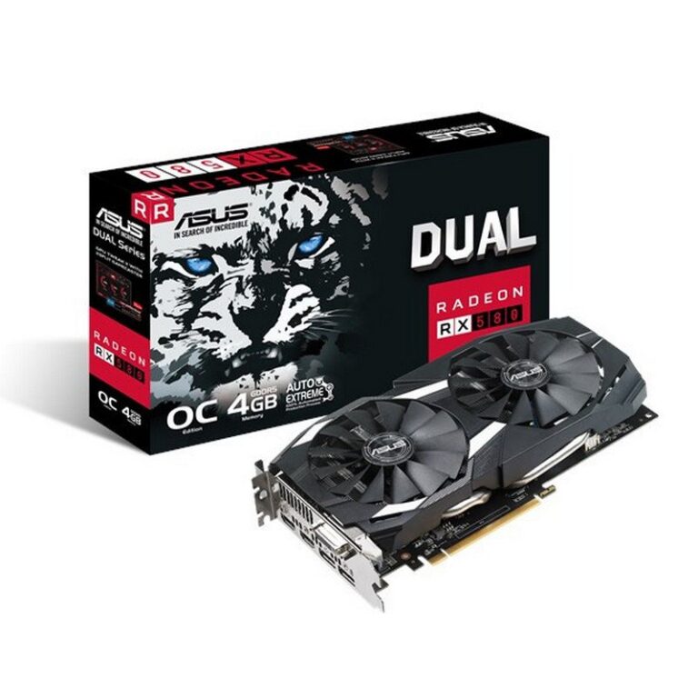 Tarjeta Gráfica Asus Dual Radeon RX580 OC Edition 4GB GDDR5
